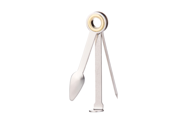 Pfeifenbesteck chrome 3tlg